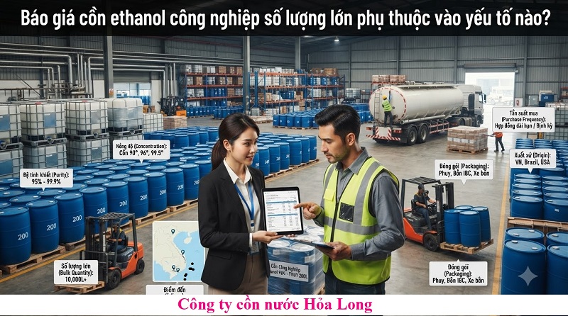 Cồn Ethanol Công Nghiệp Số Lượng Lớn – Giải Pháp Cung Ứng Ổn Định Cho Doanh Nghiệp